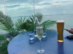 Nearly home so our first refreshment stop at the Beach Club at Southsea Common